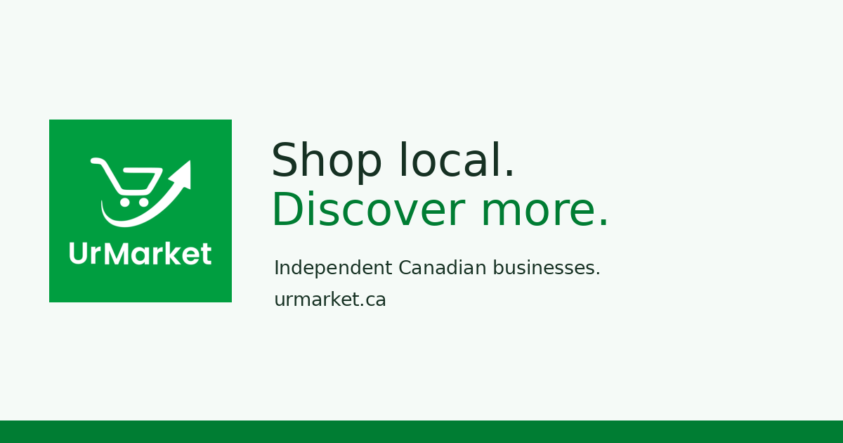 UrMarket. Shop local. Discover more. Independent Canadian businesses. Catalogue coming soon.